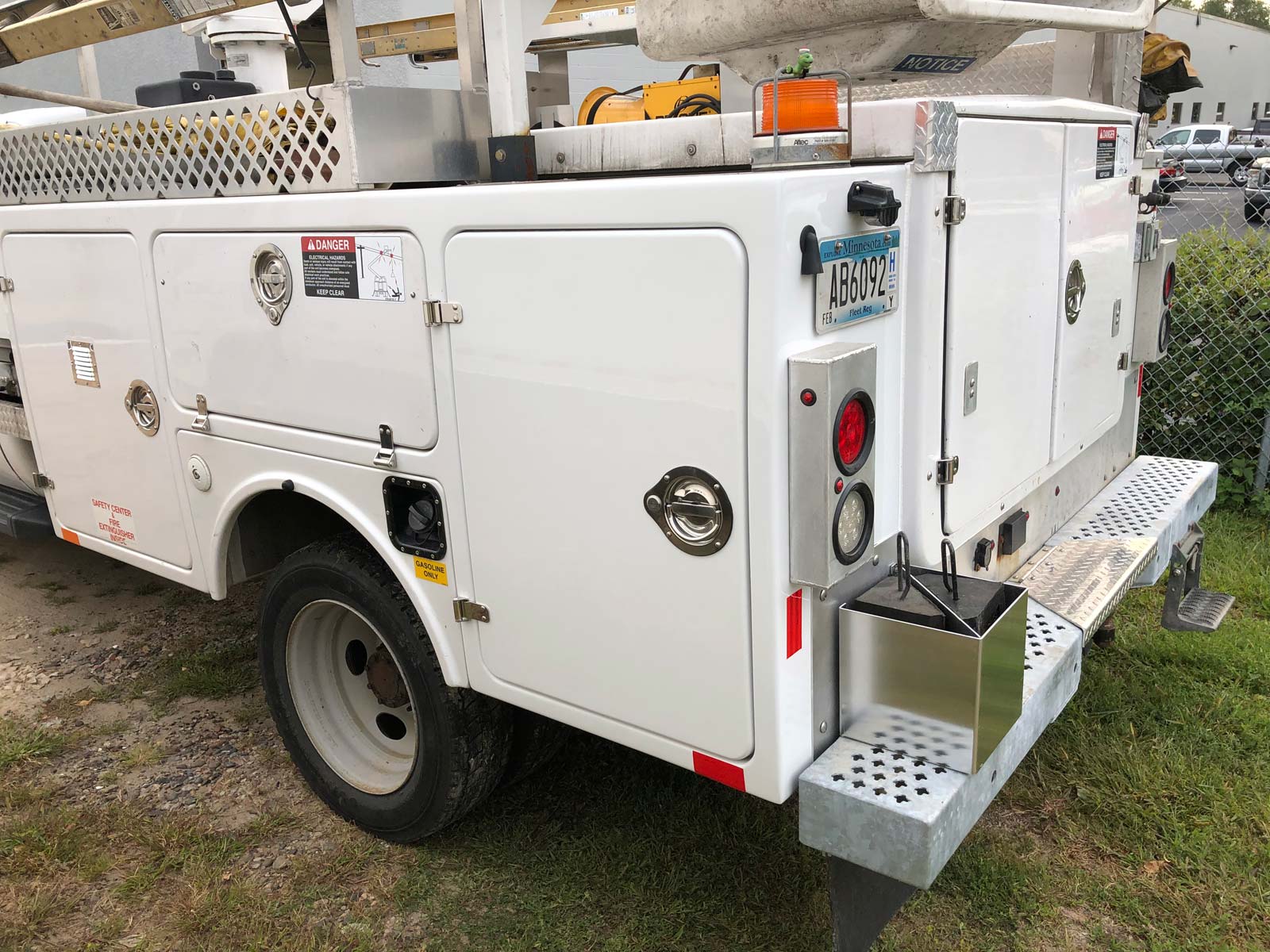utility truck repaired
